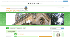 Desktop Screenshot of comune.monteroni.le.it